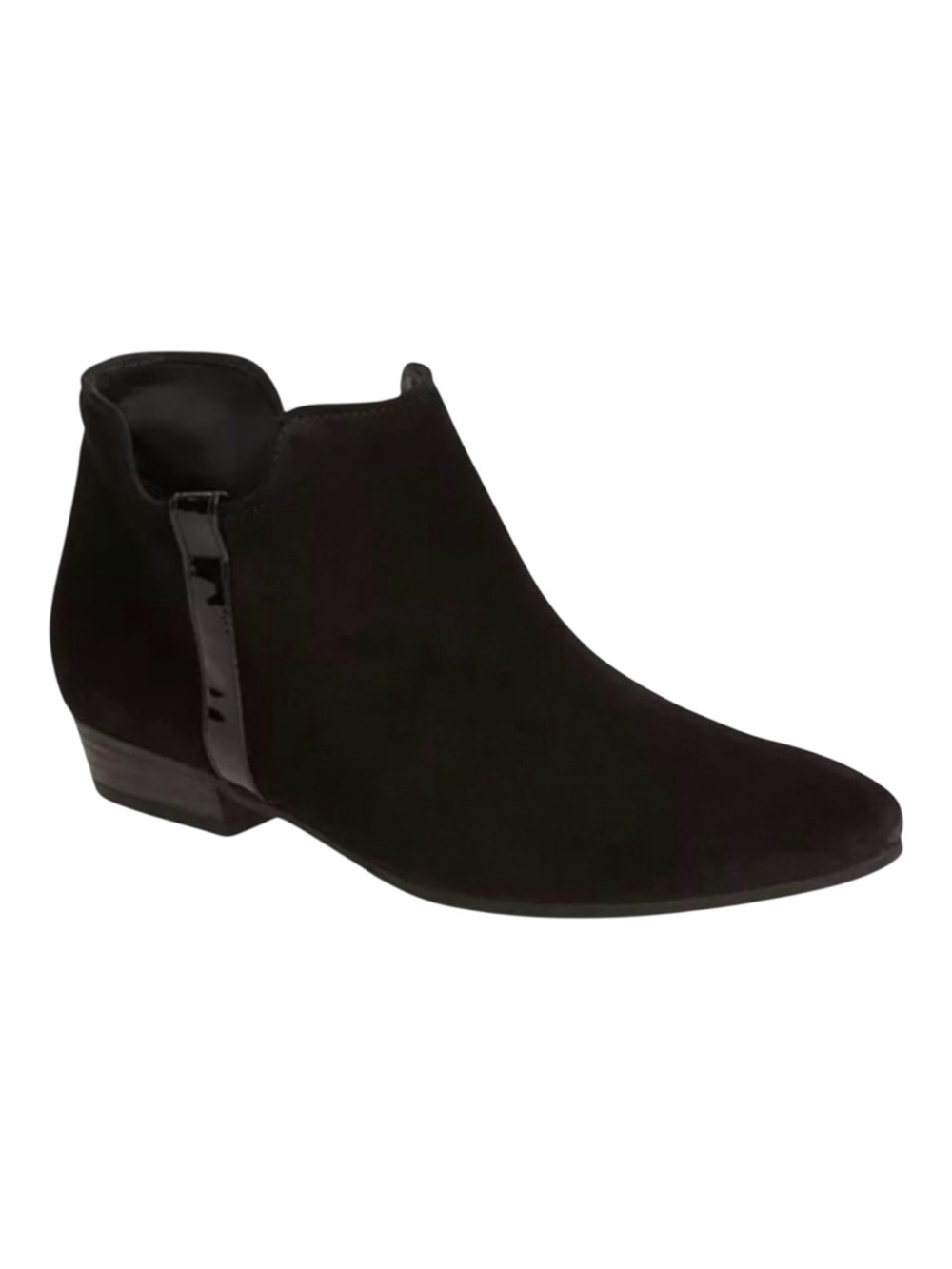 Paul Green Black Suede Leather Dillion FLA Ankle Combo Boots Size 7.5Uk 10US EUC